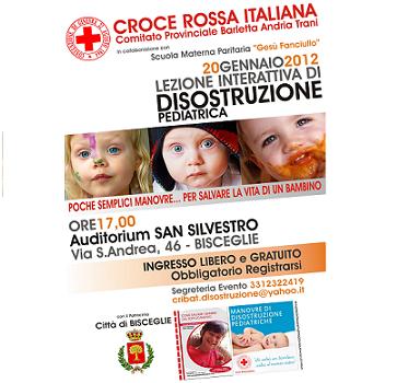 Croce Rossa Italiana: Lezione interattiva di disostruzione pediatrica