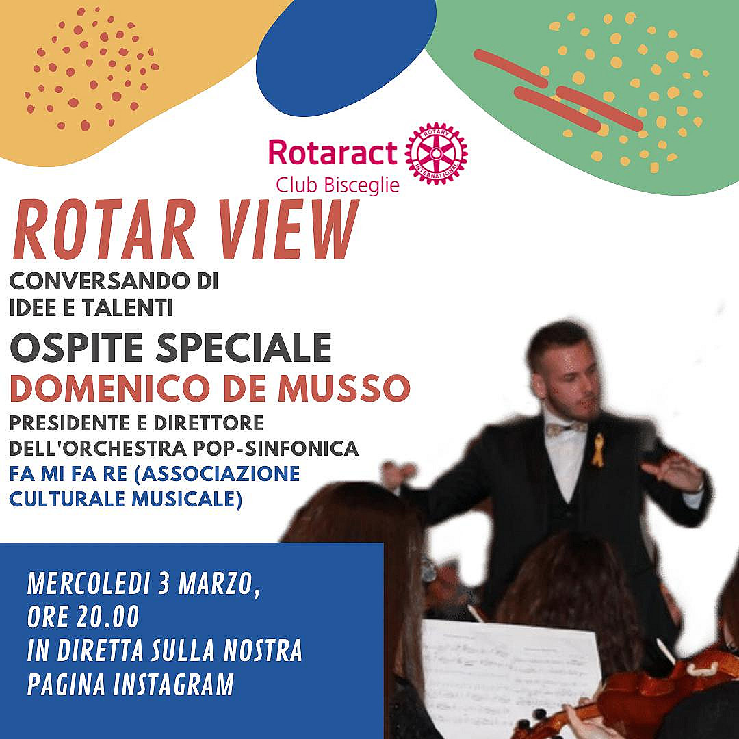 RotarView: incontro con il musicista Domenico De Musso