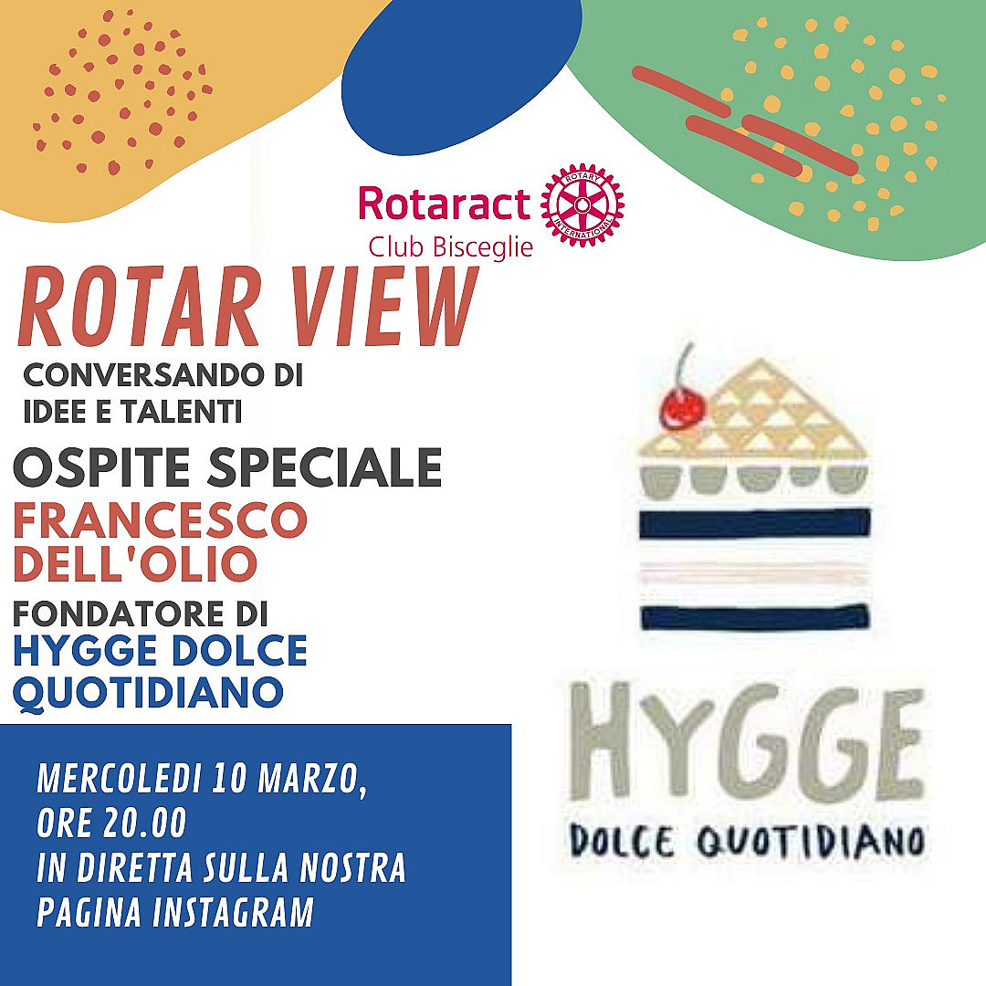 RotarView: incontro con Francesco Dell'Olio, fondatore di Hygge