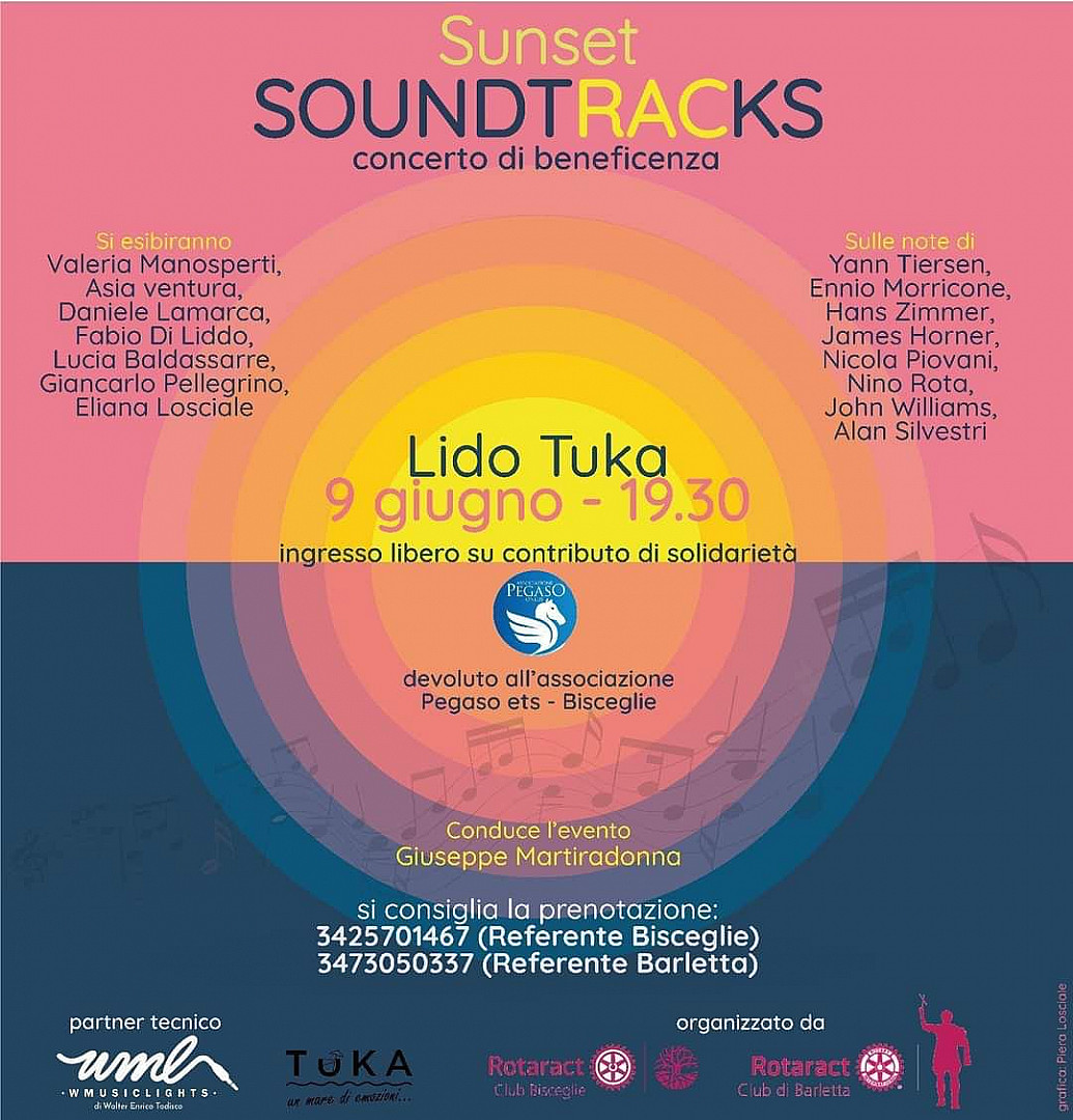 Sunset SoundtRACks - Concerto al tramonto in riva al mare