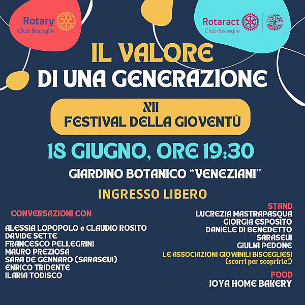 Il valore di una generazione - XII Festival della Gioventù