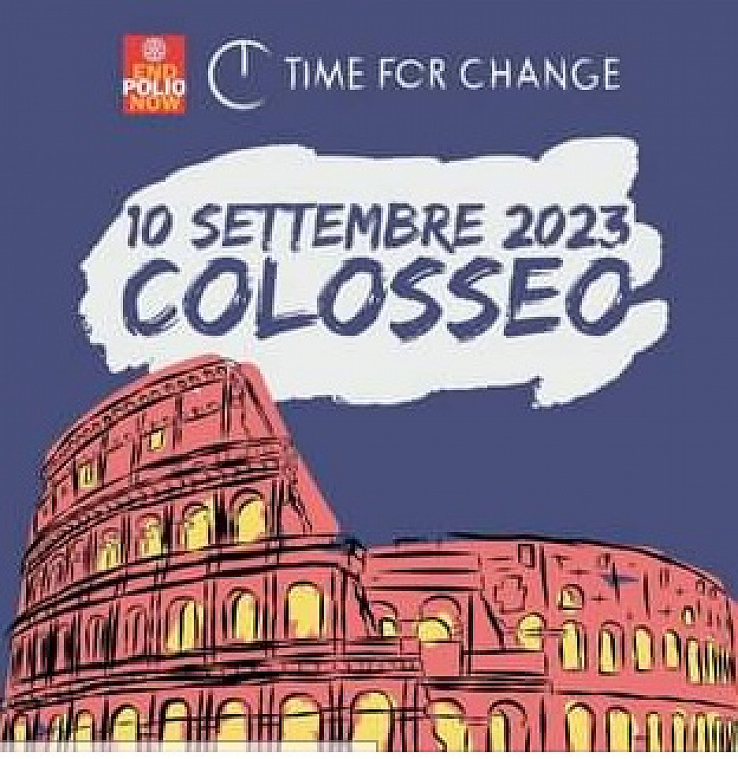 In occasione di Time for Change 2023 al Colosseo raccolti oltre 500 mila dollari pro END POLIO NOW