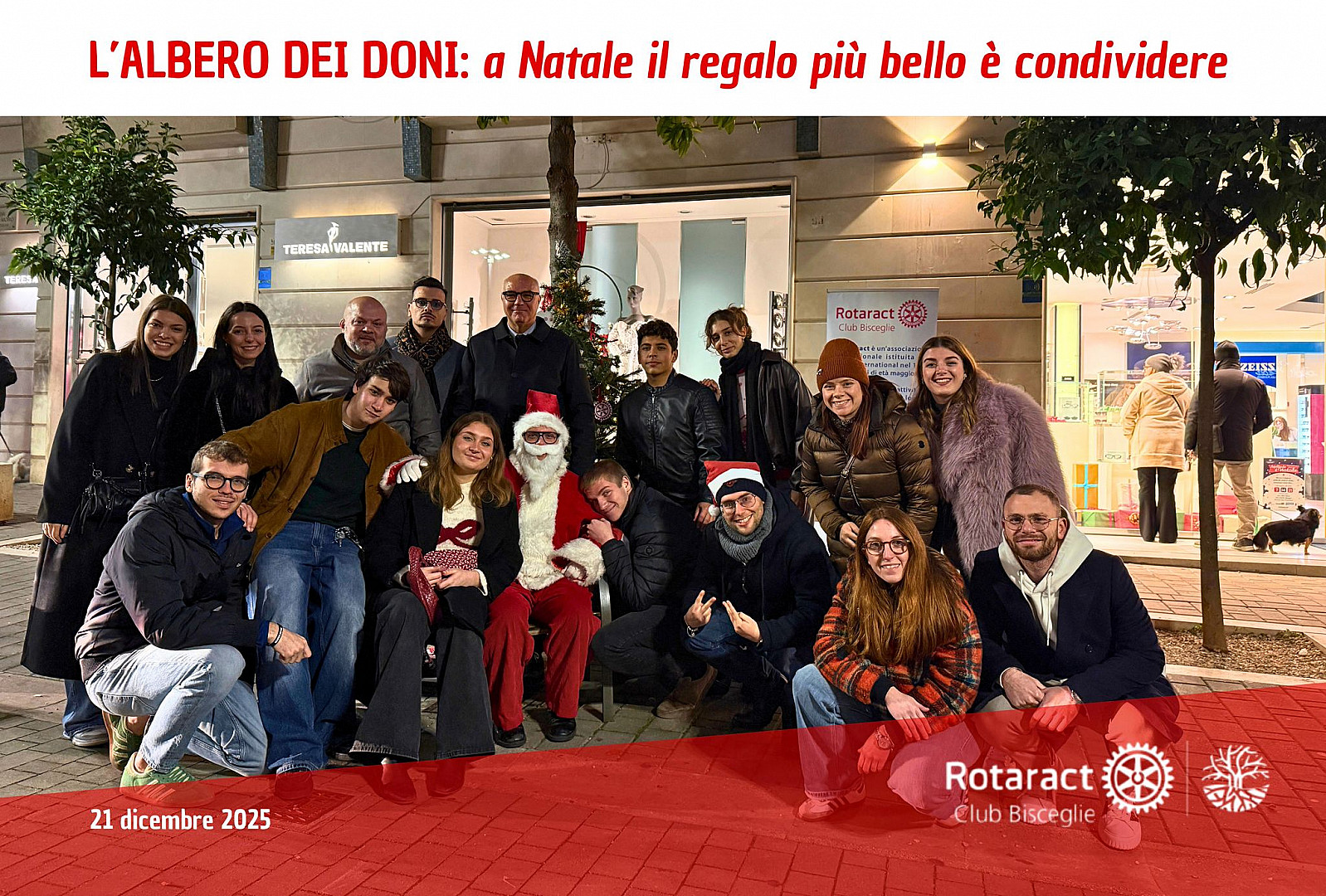 L'Albero dei Doni con il Rotaract per Villa Giulia