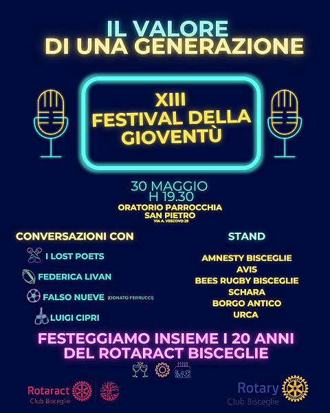 XIII Festival della Gioventù - Il Valore di una Generazione