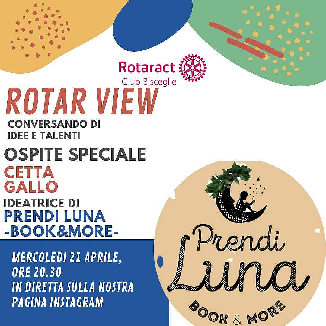 RotarView: incontro con Cetta Gallo, ideatrice di Prendi Luna - Book & More