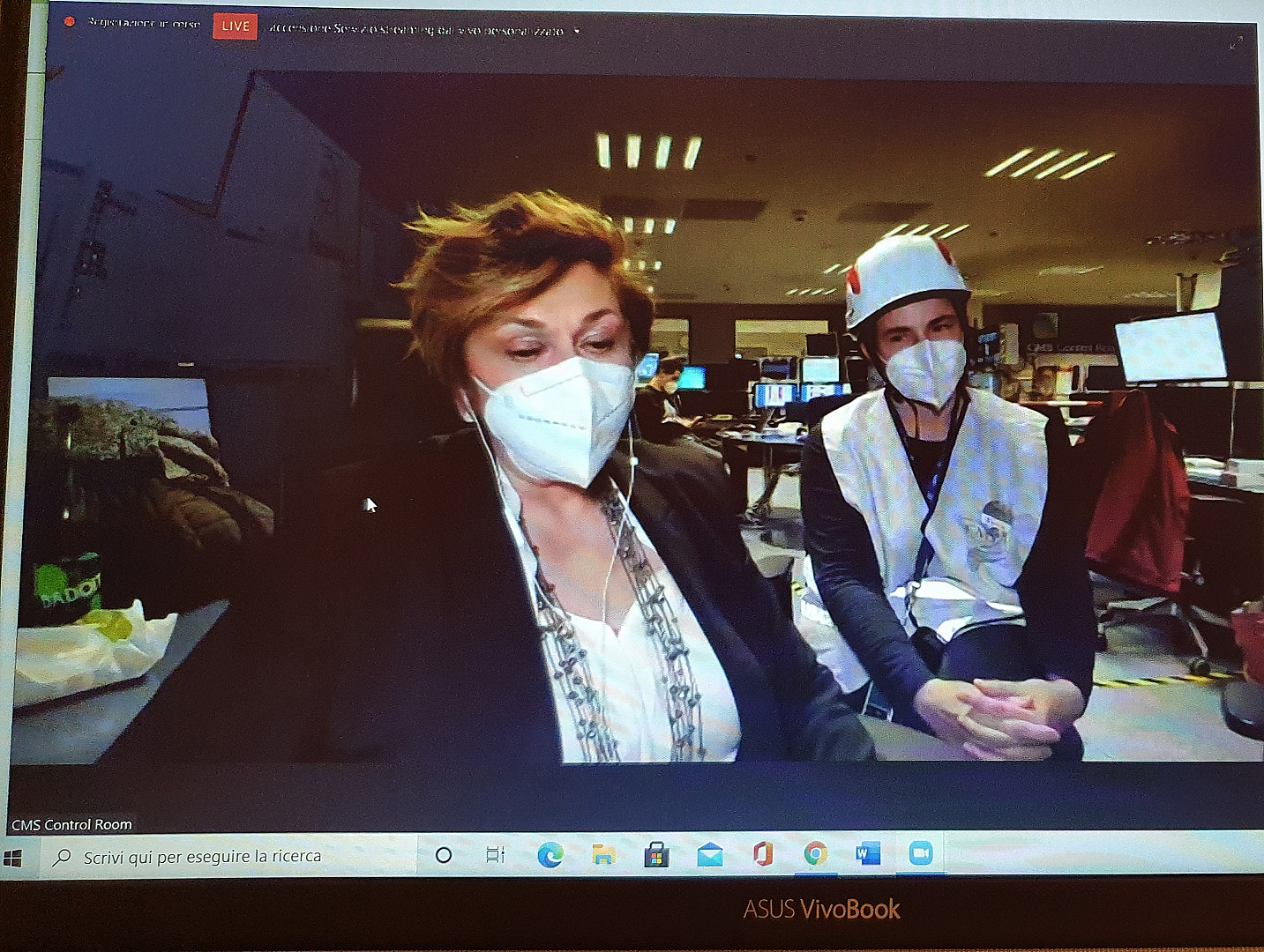 Live tour del CERN con Lucia Silvestris